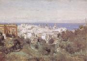 camille corot View of Genoa (mk09) china oil painting reproduction